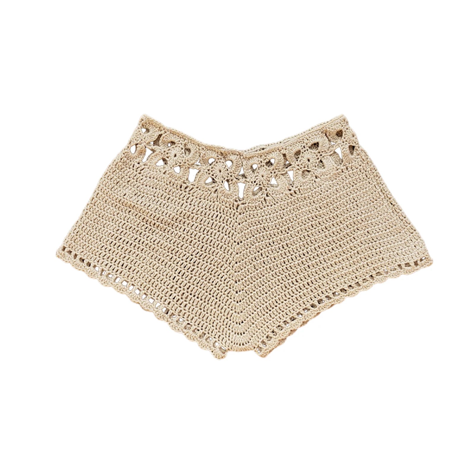Women s Swim Shorts Crochet Cutout Bathing Suit Bottoms Drawstring Beach Board Shorts Summer Swim Trunks